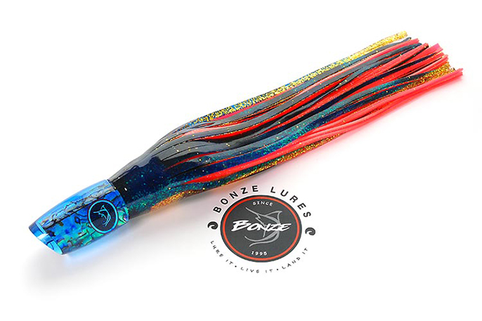 Bonze ボンズルアー サイズ9 UNDERBELLY アンダーベリー パウアシェル ブルーヘッド SDZ03 紺金ラメ黒縞/ピンクラメ黒ライン