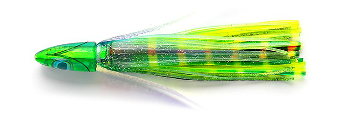 アロハルアー スーパーニンジャ6 グリーン 黒ドット緑クリア/黄緑緑縞 Z01