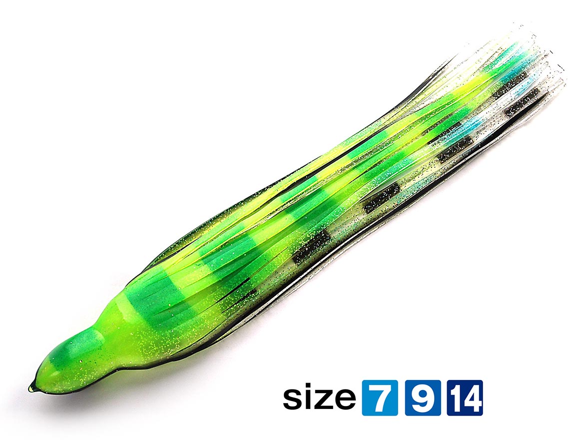 BZトーナメントスカート #21 緑縞クリア黒縞ラメ