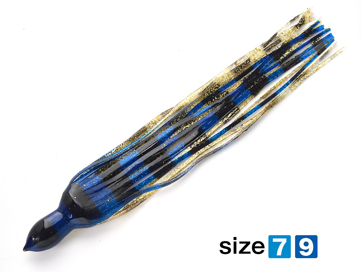 BZトーナメントスカート #23 紺金ラメ黒縞