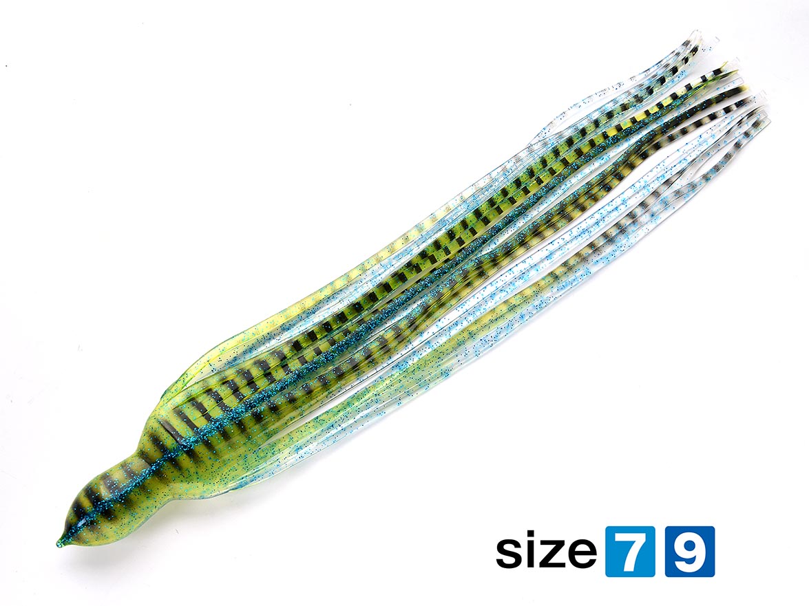 BZトーナメントスカート #38 緑クリア黒縞青ライン