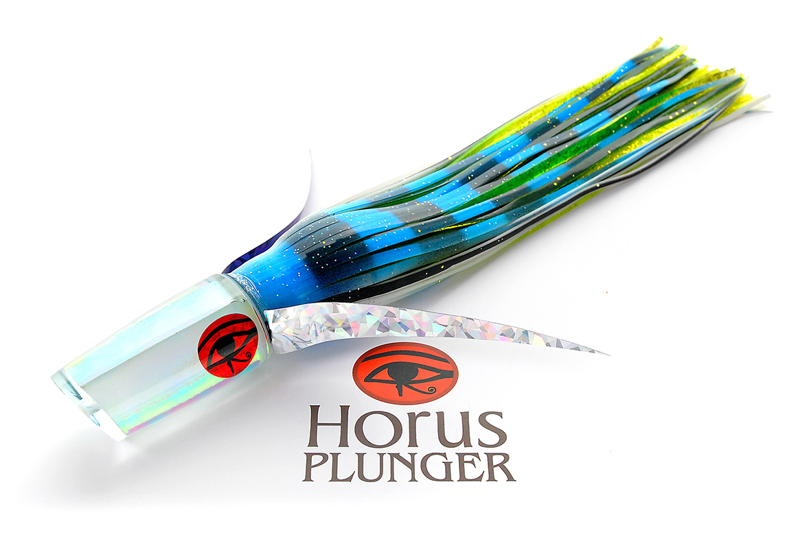 Horus ホルス プランジャー12 ルモパールブルー 青黒縞/濃緑黄ラメ