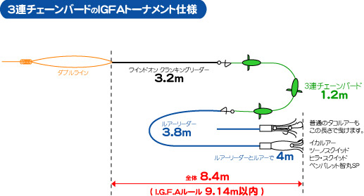 3連チェーンバードのIGFAトーナメント仕様