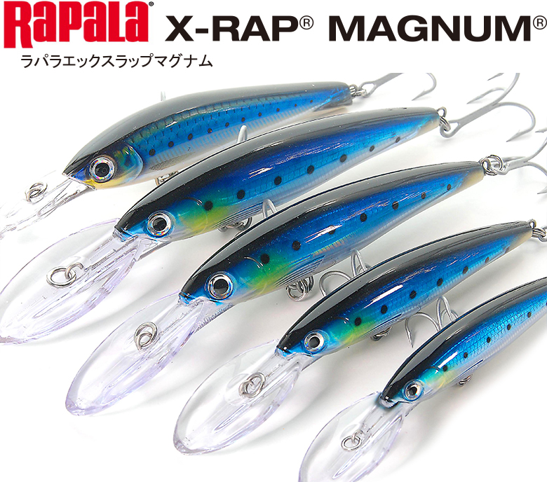 【色: カマスサワラUV WHU】Rapalaラパラ ミノー Xラップ マグナム