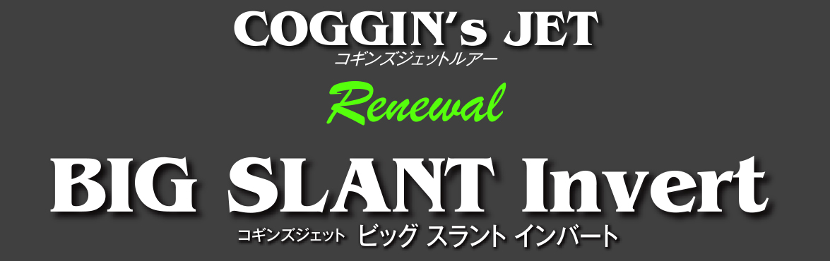 RMYWFbgA[ COGGIN'S JET rbOXgCo[g BigSlant Invert