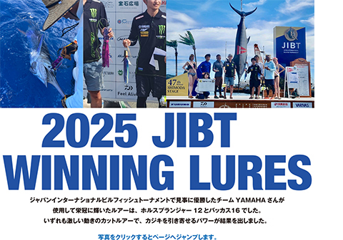 2025 JIBT WINNING LURES