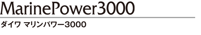 DAIWA ダイワ マリンパワー 3000-24V